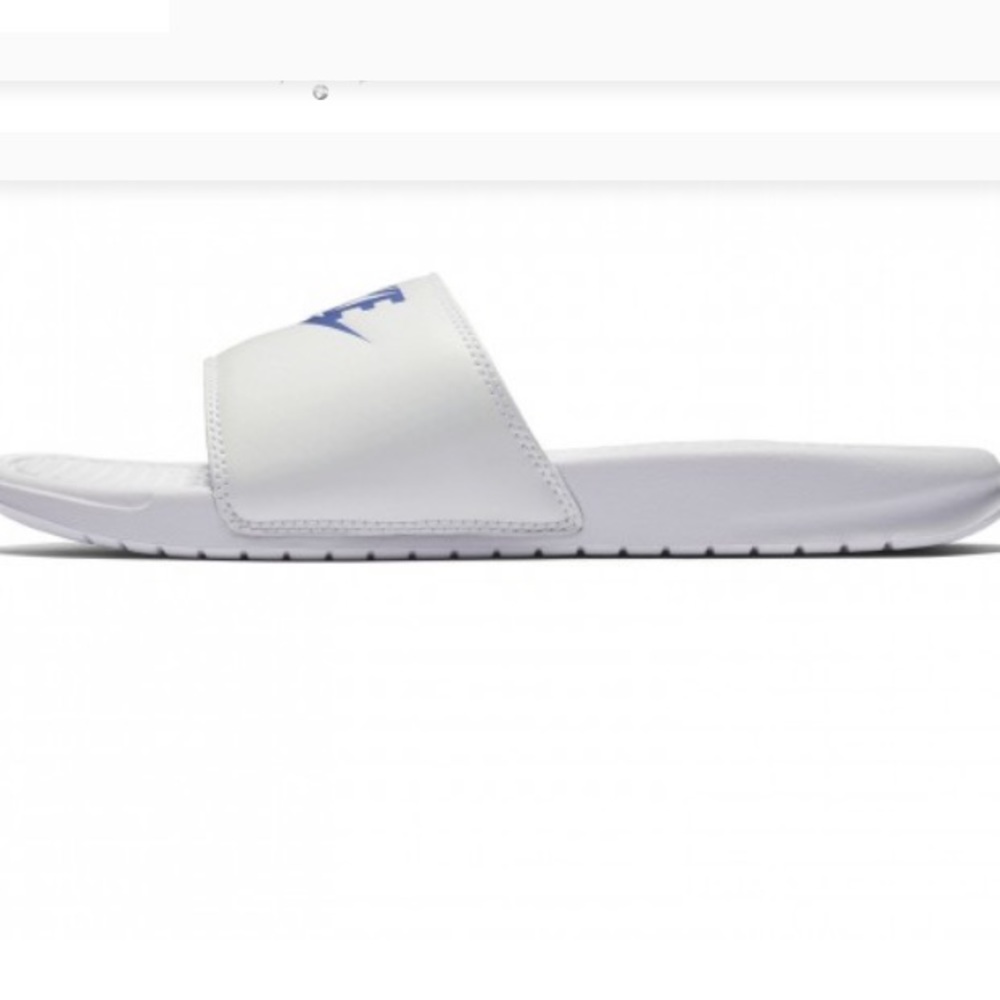Nike Mens White Slides New